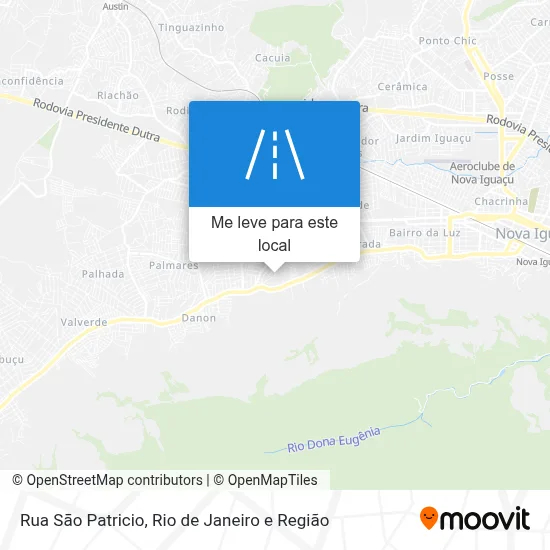 Rua Sāo Patricio mapa