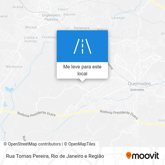 Rua Tomas Pereira mapa