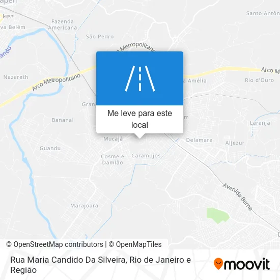 Rua Maria Candido Da Silveira mapa