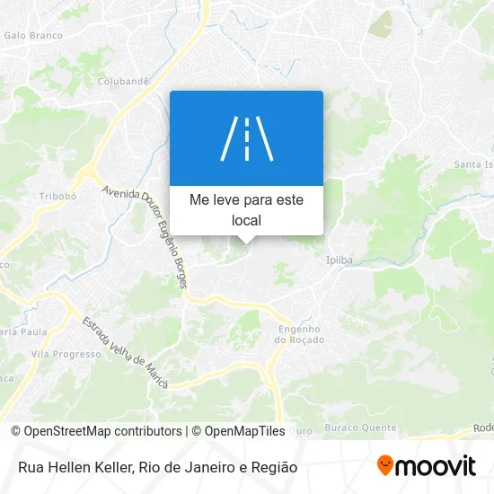 Rua Hellen Keller mapa