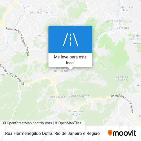 Rua Hermenegildo Dutra mapa