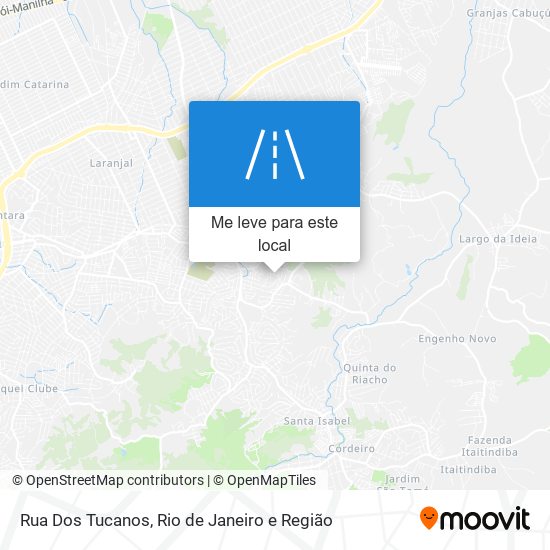 Rua Dos Tucanos mapa