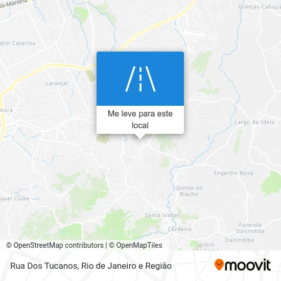 Rua Dos Tucanos mapa