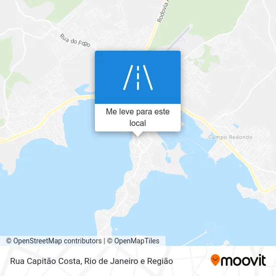 Rua Capitão Costa mapa
