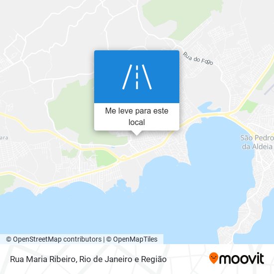 Rua Maria Ribeiro mapa