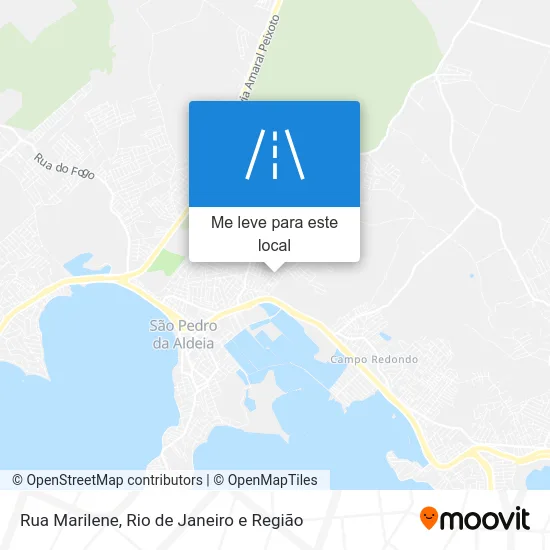 Rua Marilene mapa