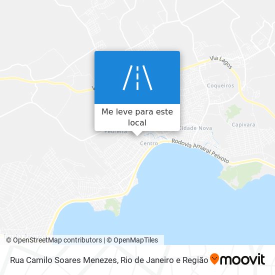 Rua Camilo Soares Menezes mapa