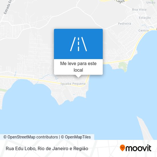 Rua Edu Lobo mapa
