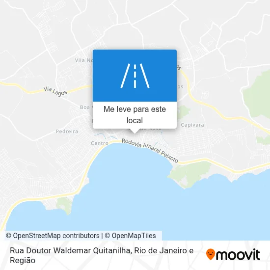 Rua Doutor Waldemar Quitanilha mapa