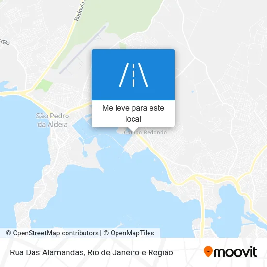Rua Das Alamandas mapa