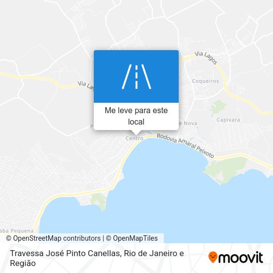 Travessa José Pinto Canellas mapa