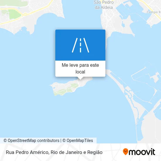 Rua Pedro Américo mapa