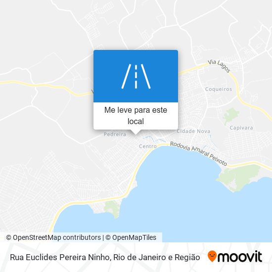 Rua Euclides Pereira Ninho mapa