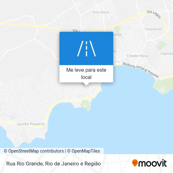 Rua Rio Grande mapa