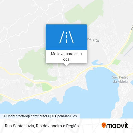 Rua Santa Luzia mapa