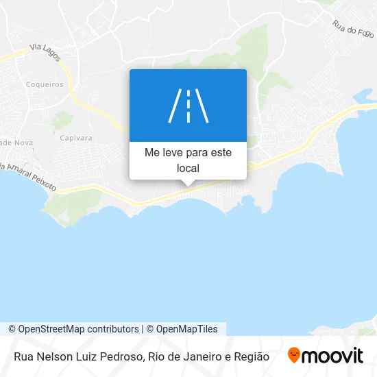 Rua Nelson Luiz Pedroso mapa