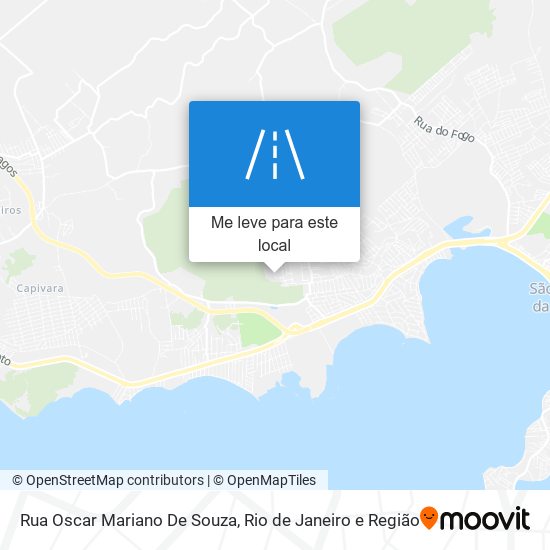 Rua Oscar Mariano De Souza mapa