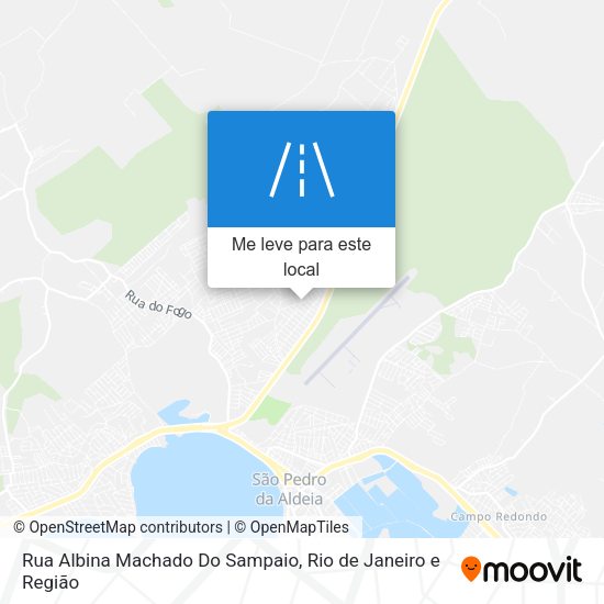 Rua Albina Machado Do Sampaio mapa