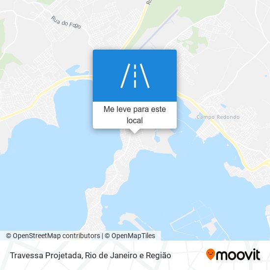 Travessa Projetada mapa