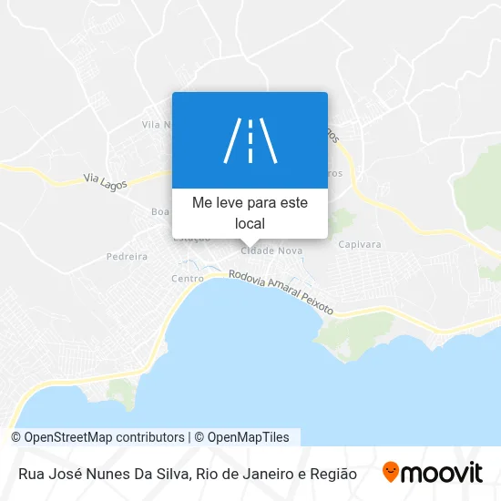Rua José Nunes Da Silva mapa