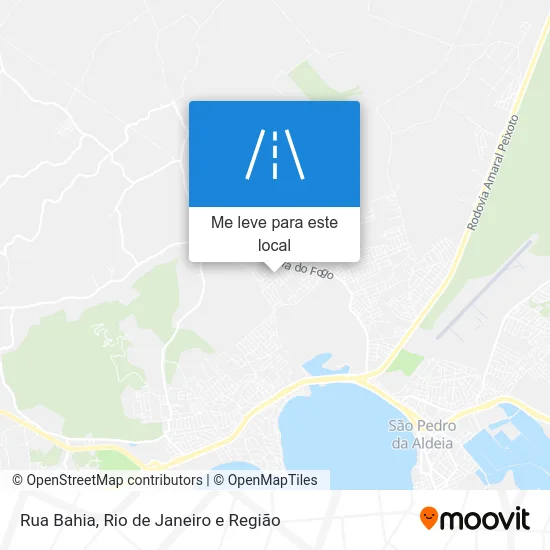 Rua Bahia mapa