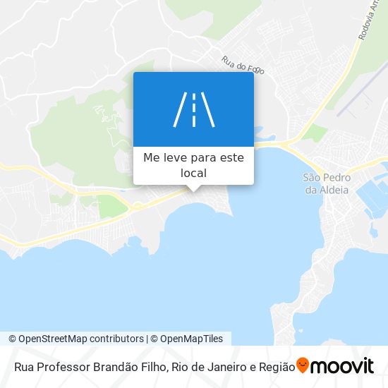 Rua Professor Brandão Filho mapa