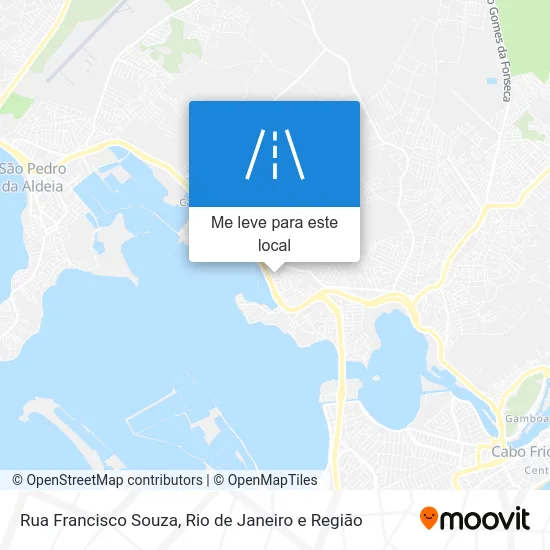 Rua Francisco Souza mapa