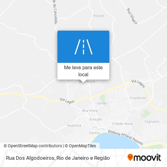 Rua Dos Algodoeiros mapa