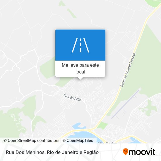 Rua Dos Meninos mapa