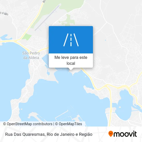 Rua Das Quaresmas mapa