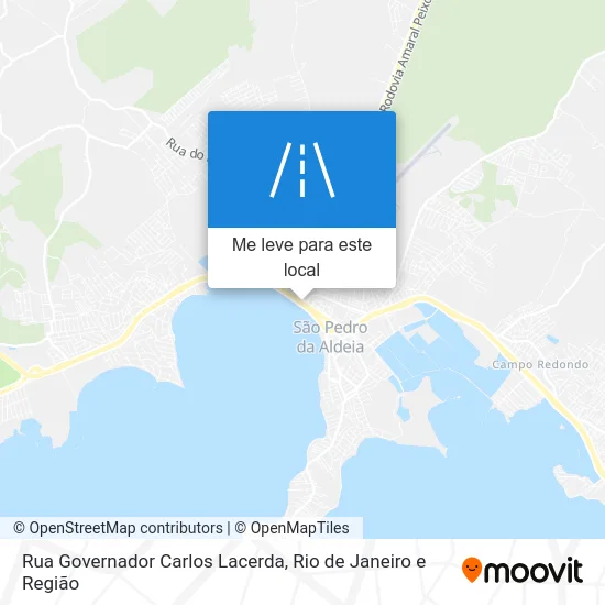 Rua Governador Carlos Lacerda mapa