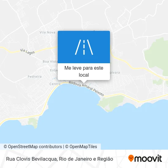 Rua Clovis Bevilacqua mapa
