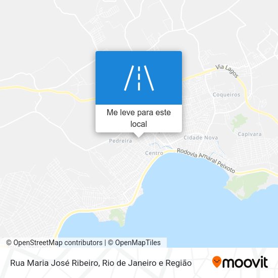 Rua Maria José Ribeiro mapa