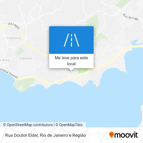 Rua Doutor Elder mapa