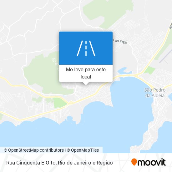 Rua Cinquenta E Oito mapa