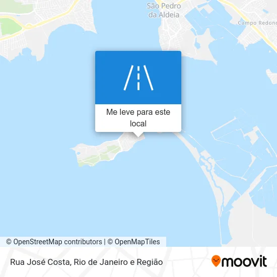 Rua José Costa mapa