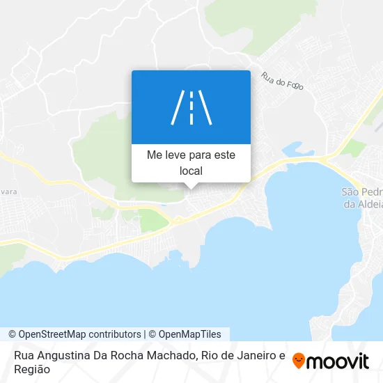 Rua Angustina Da Rocha Machado mapa