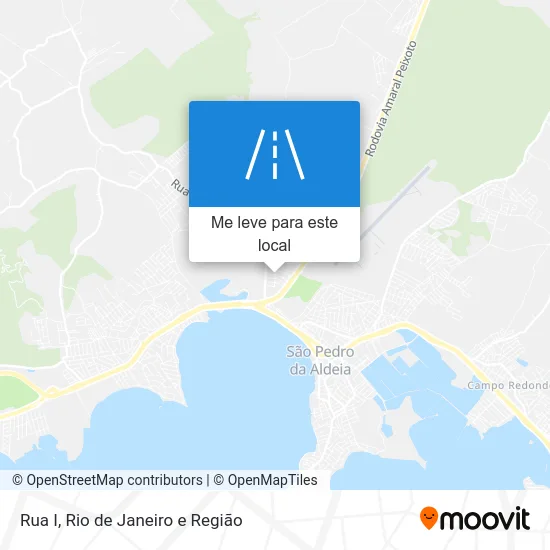 Rua I mapa