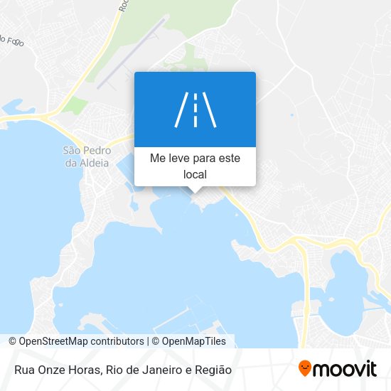 Rua Onze Horas mapa