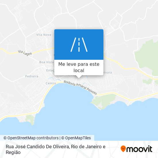 Rua José Candido De Oliveira mapa