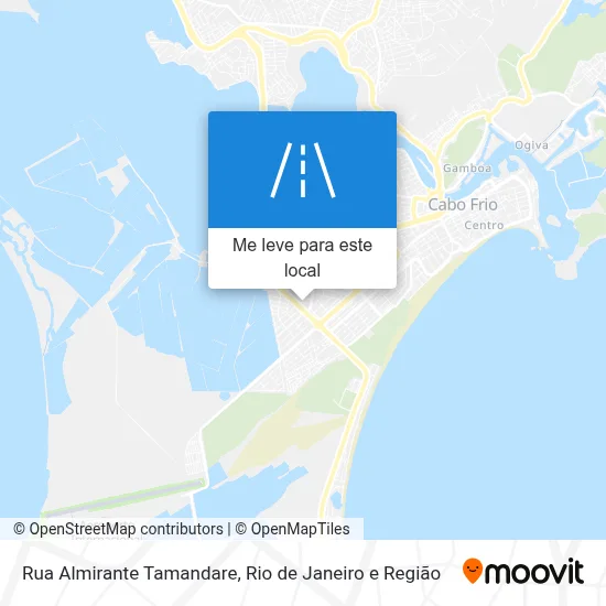 Rua Almirante Tamandare mapa