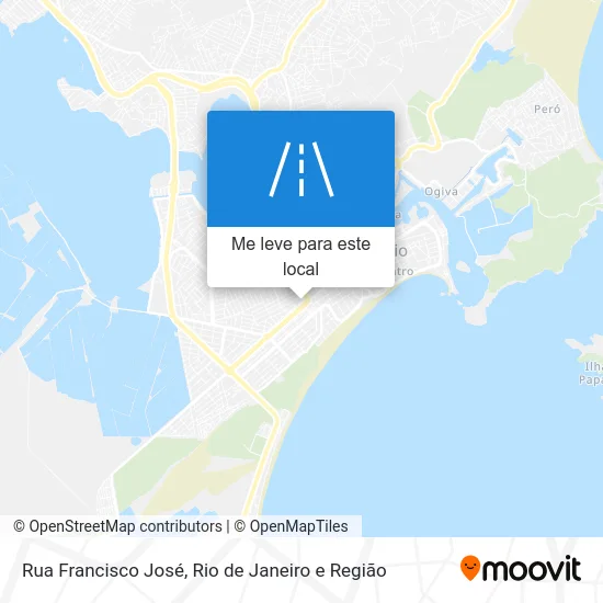 Rua Francisco José mapa