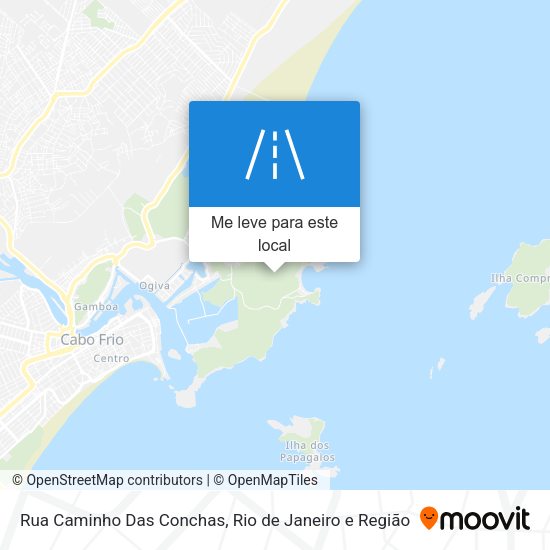 Rua Caminho Das Conchas mapa