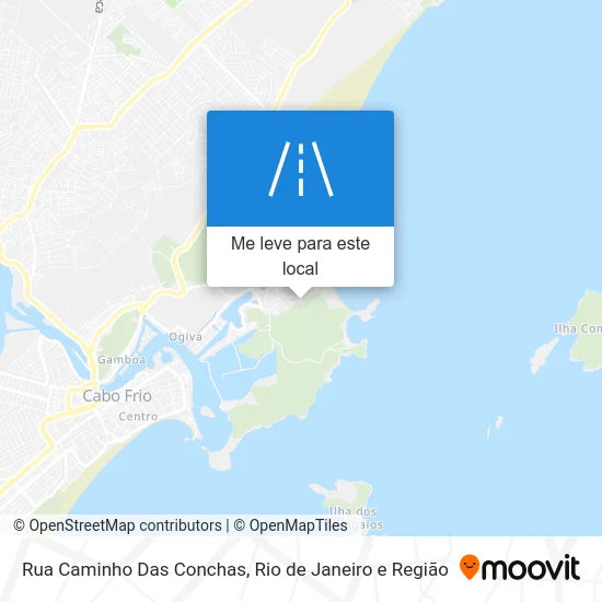 Rua Caminho Das Conchas mapa