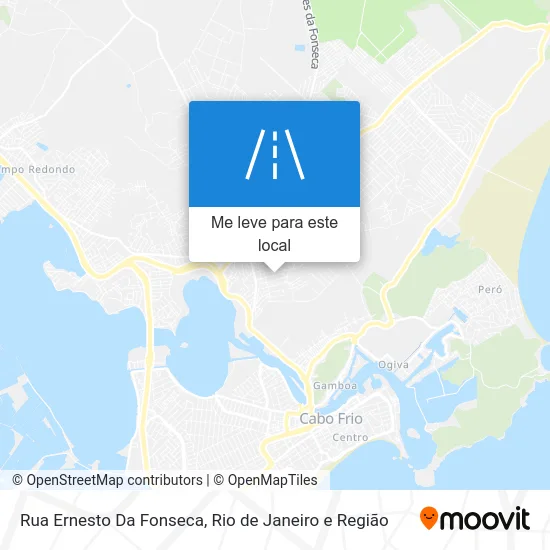 Rua Ernesto Da Fonseca mapa