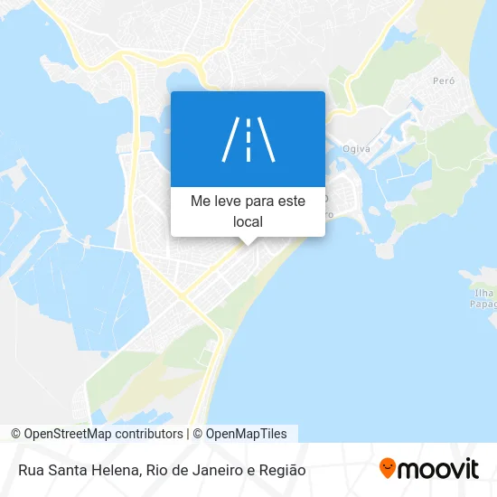 Rua Santa Helena mapa