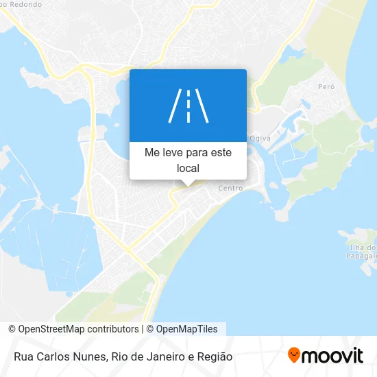 Rua Carlos Nunes mapa