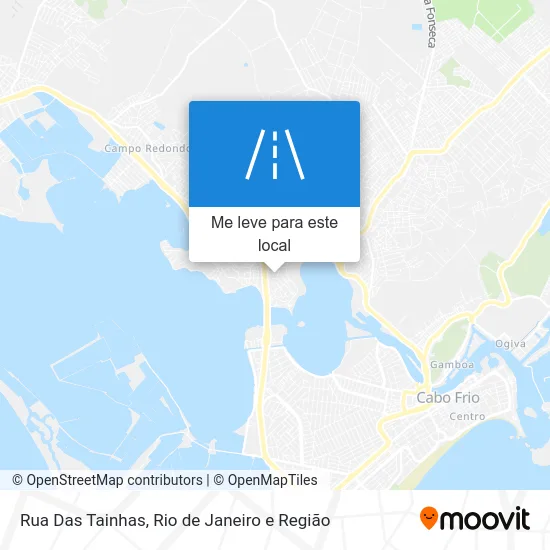 Rua Das Tainhas mapa