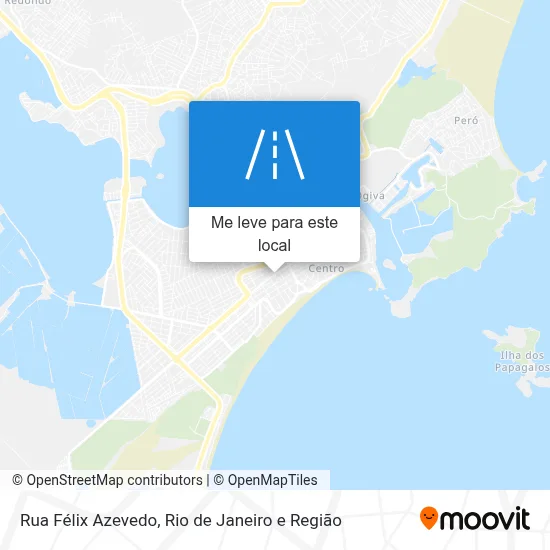 Rua Félix Azevedo mapa