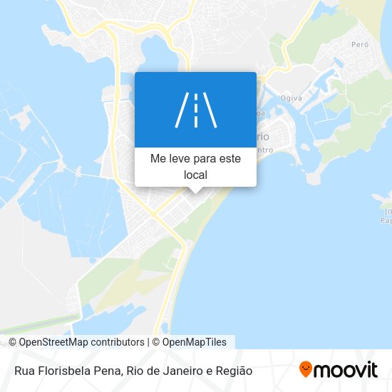 Rua Florisbela Pena mapa